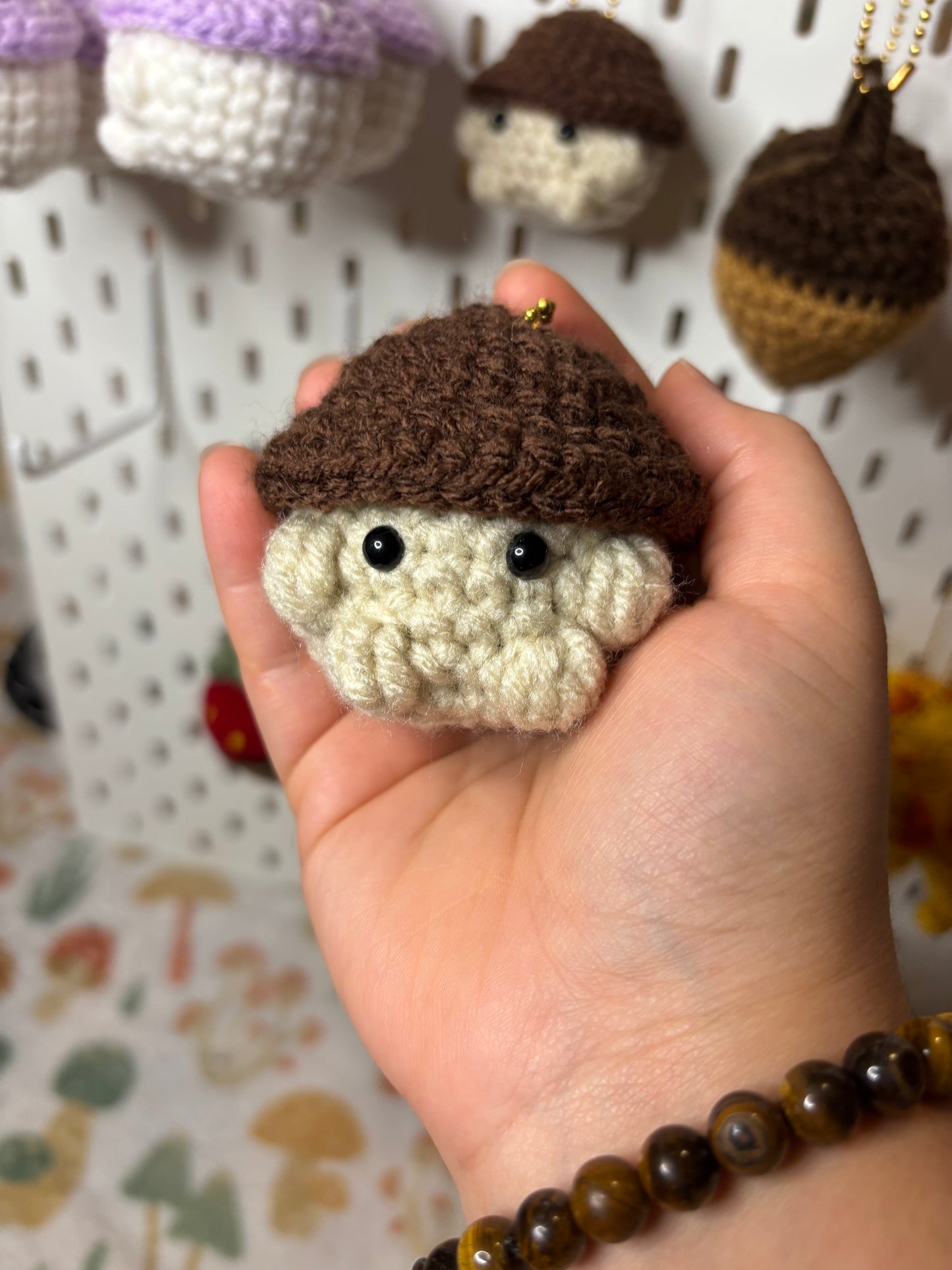 Mushroom keychains