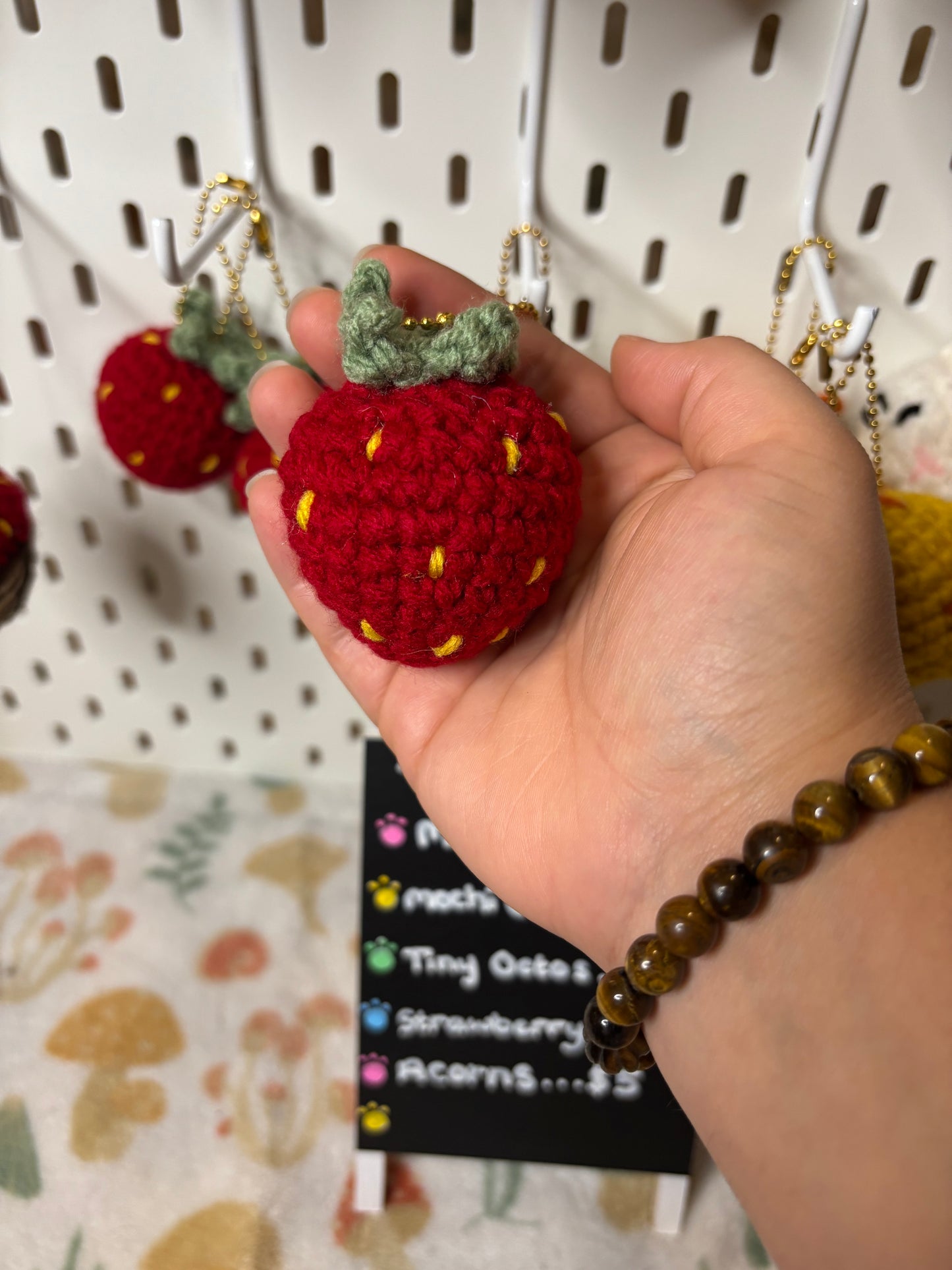 Strawberry Keychain