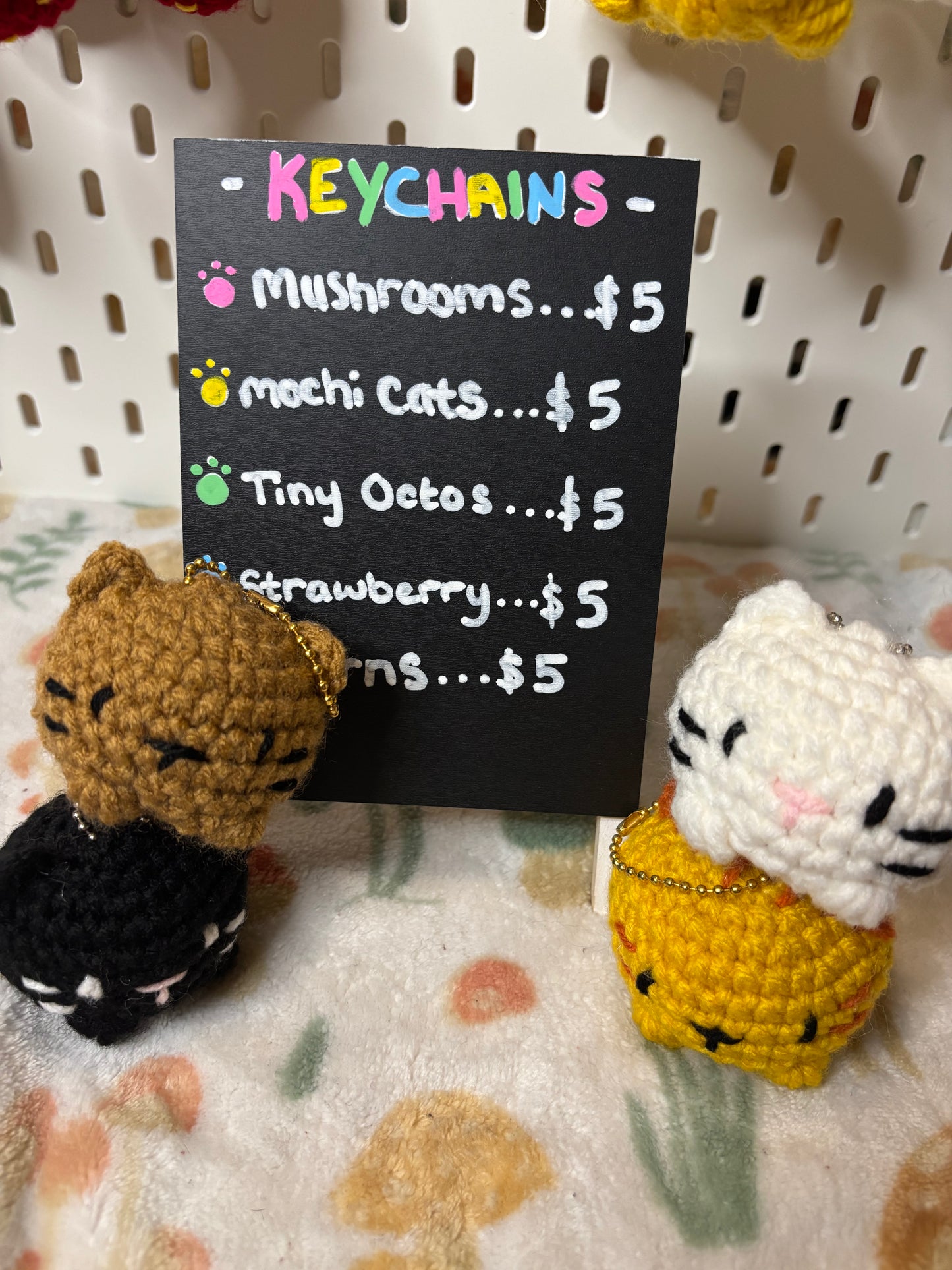 Mochi Cat Keychains