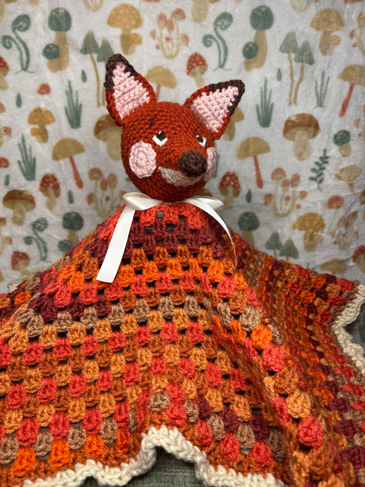 Felix fox baby blanket