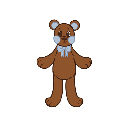 Teddy bear sticker