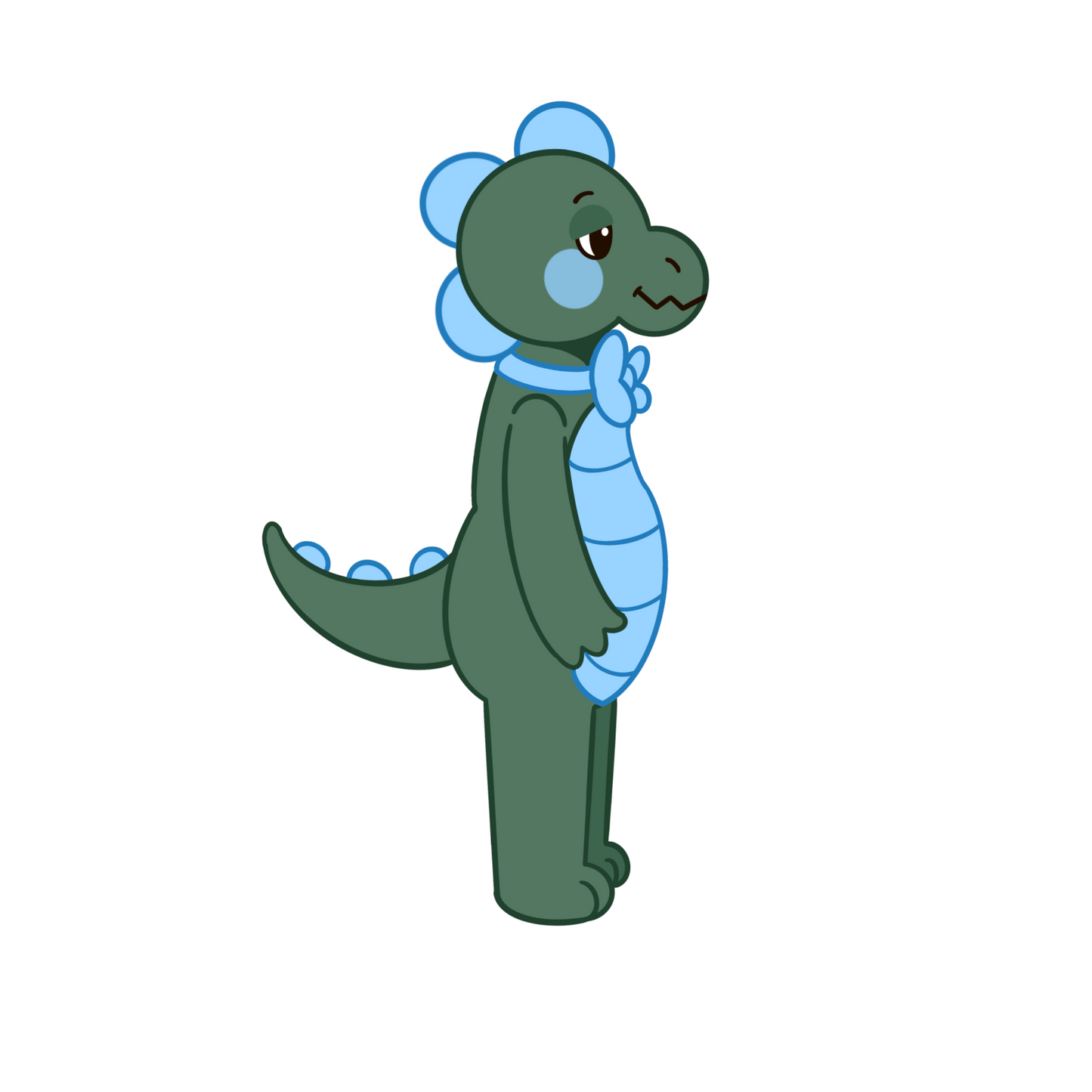 Drowsy Dino sticker