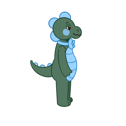 Drowsy Dino sticker