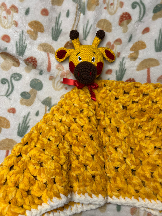 Gentle Giraffe Baby Blanket