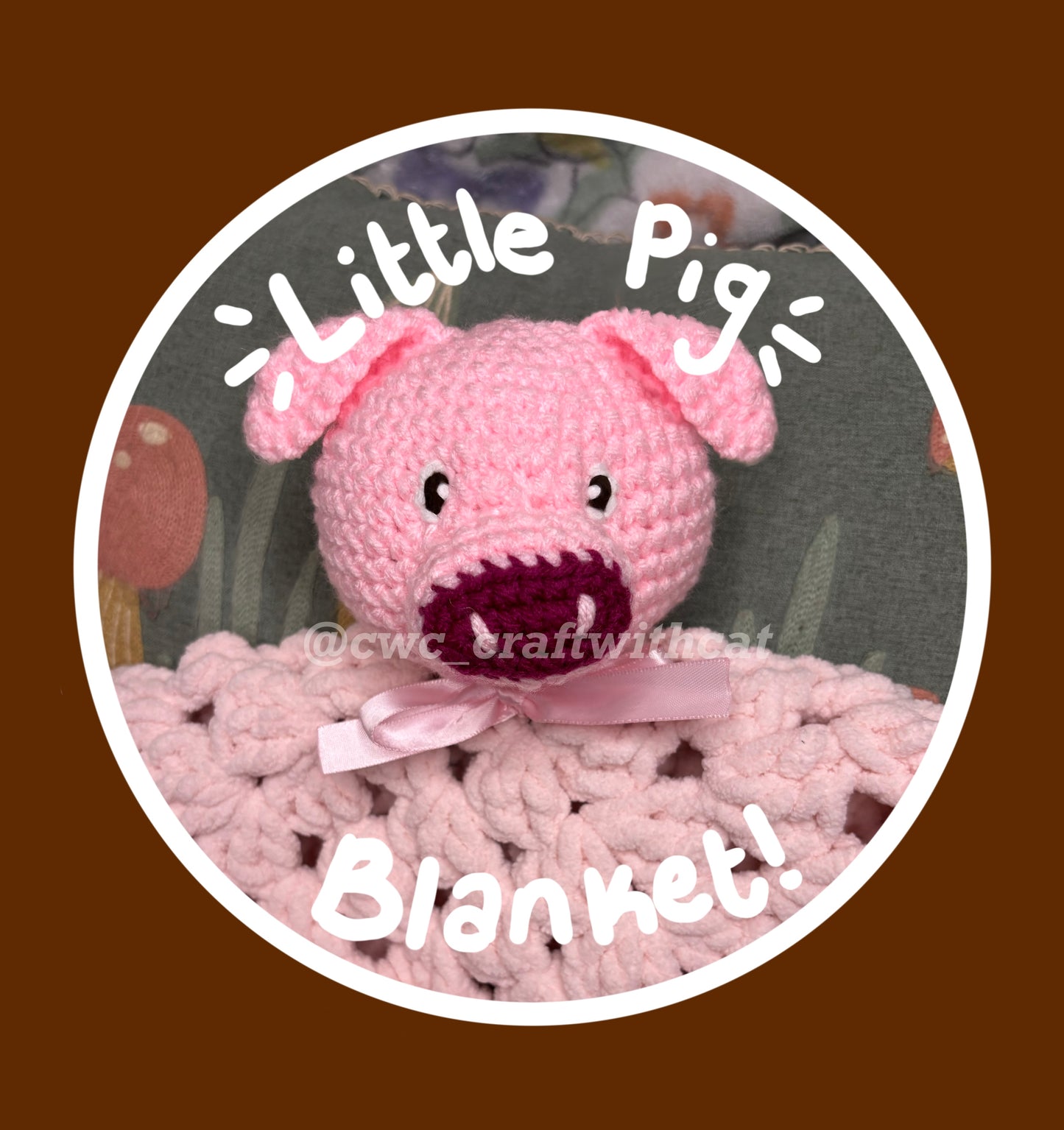 Little Piggy Baby Blanket