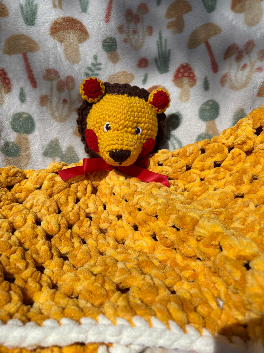 Tiny Mighty Lion Blanket