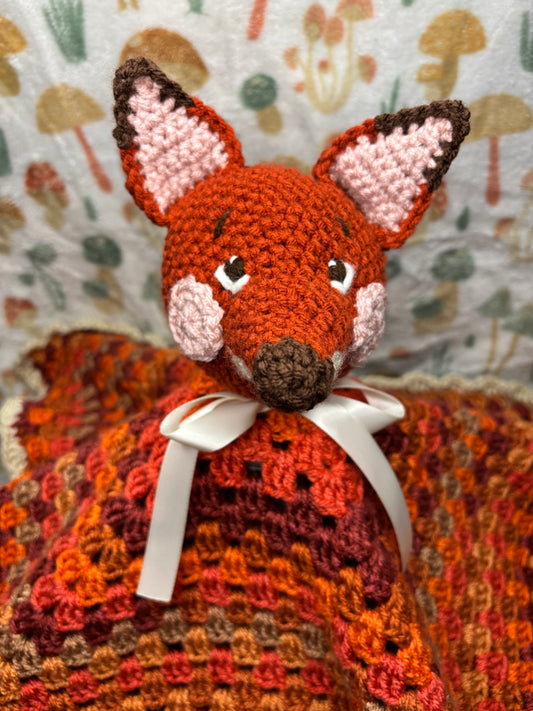 Felix fox baby blanket