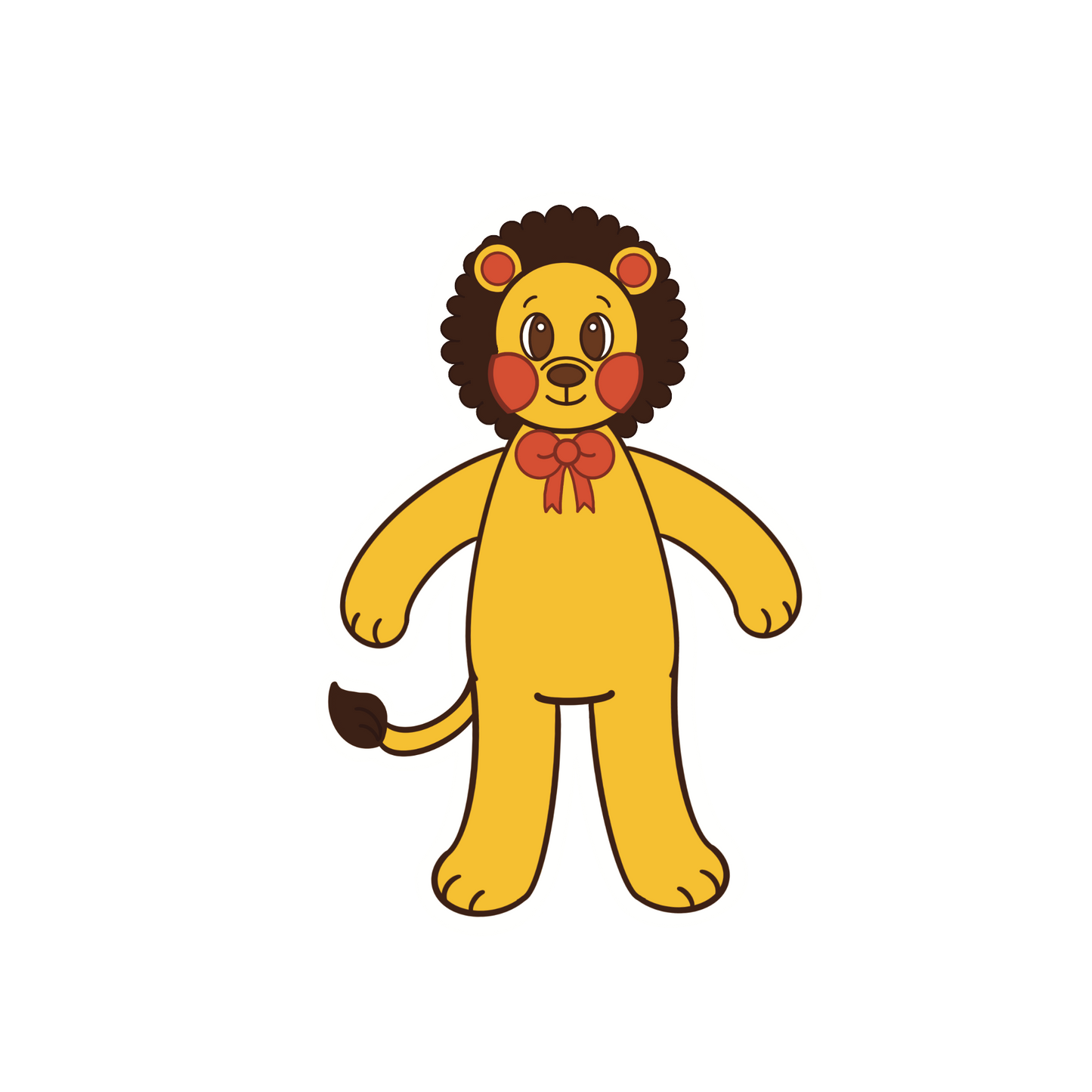 Mighty lion sticker