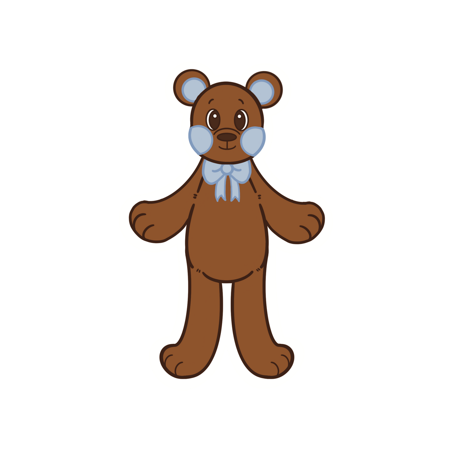 Teddy bear sticker